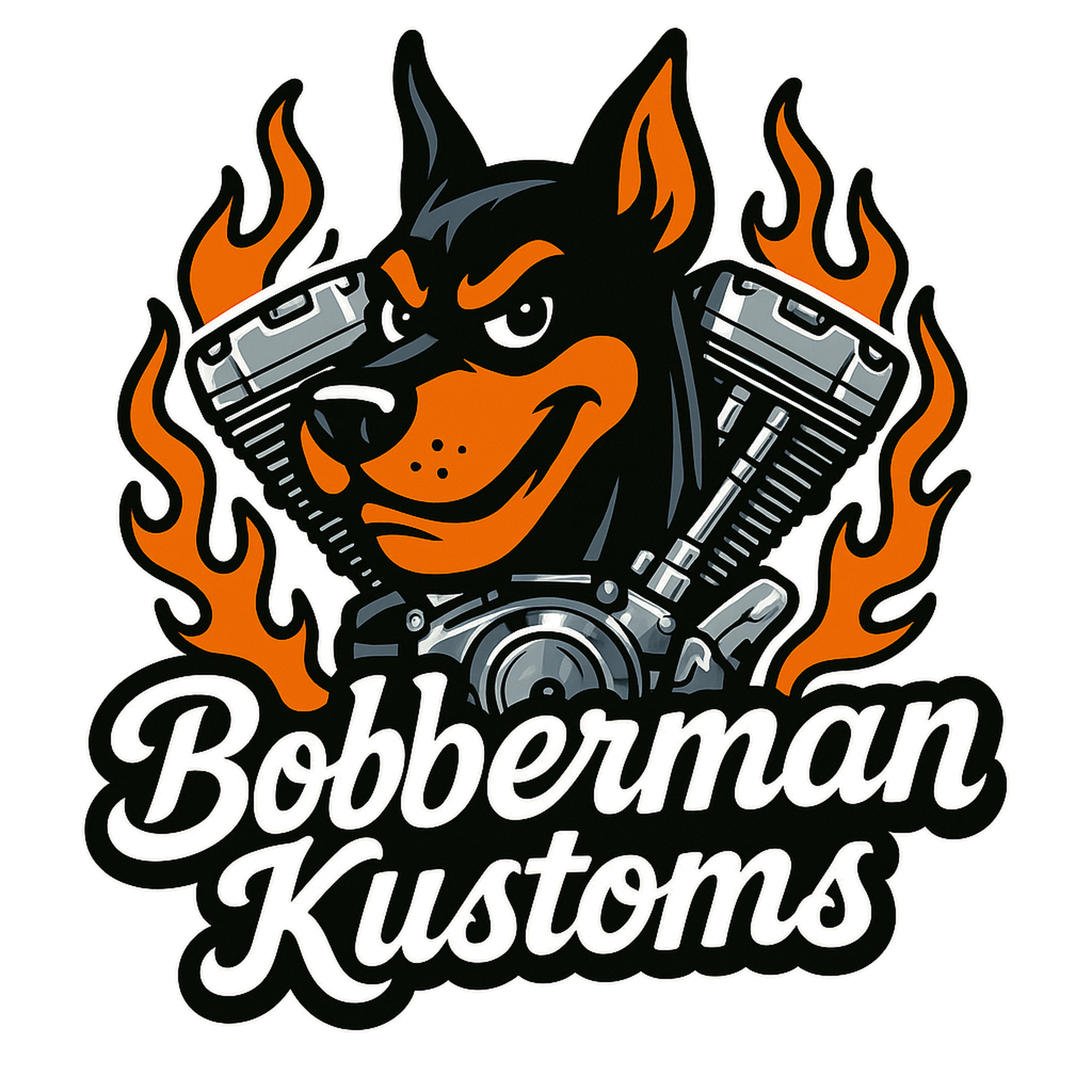 Logo Bobberman Kustoms